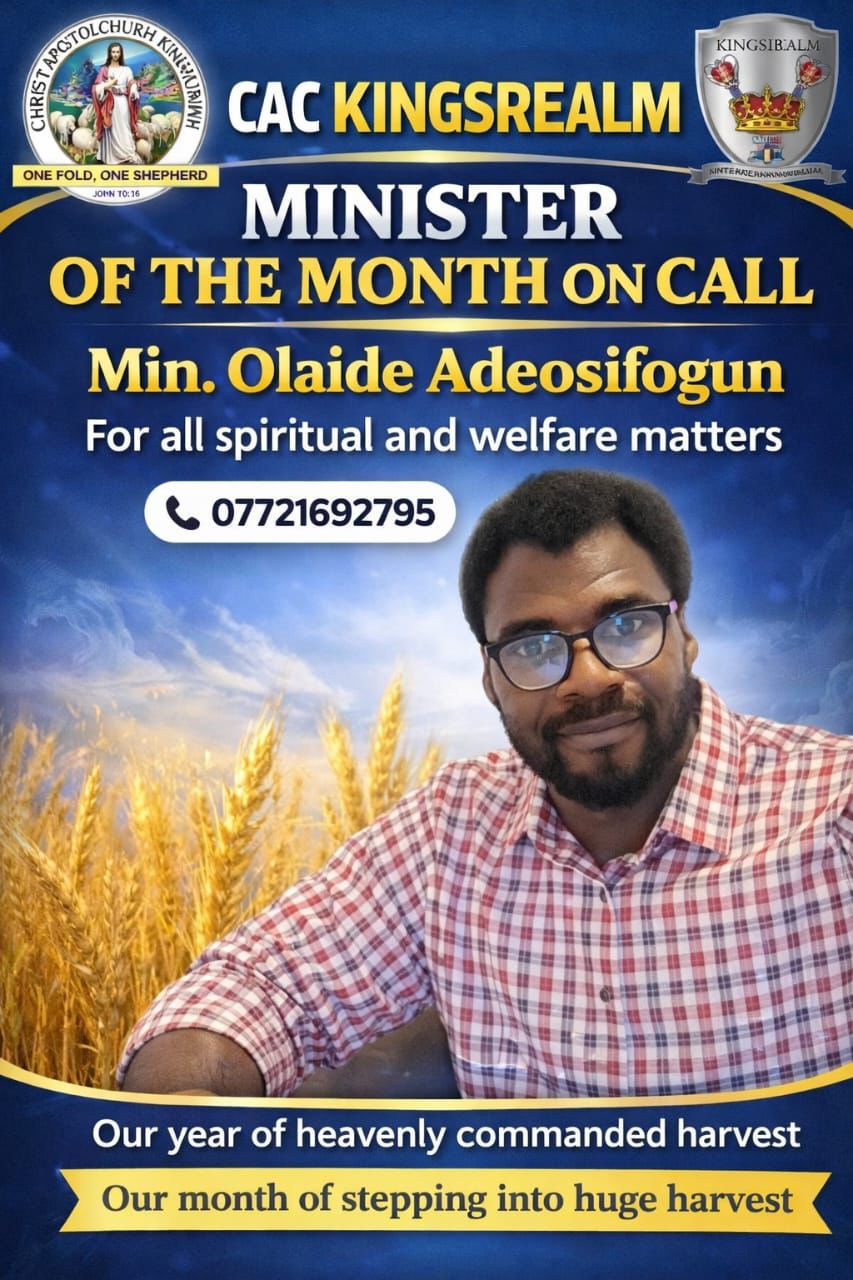 Minister on call for January 2026