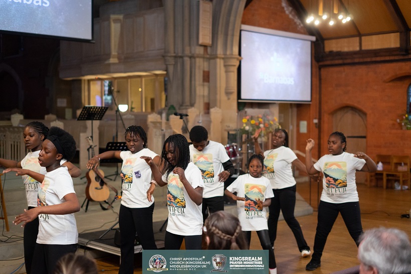 Teenagers Performing @the Middlesbrough Easter Service 2026