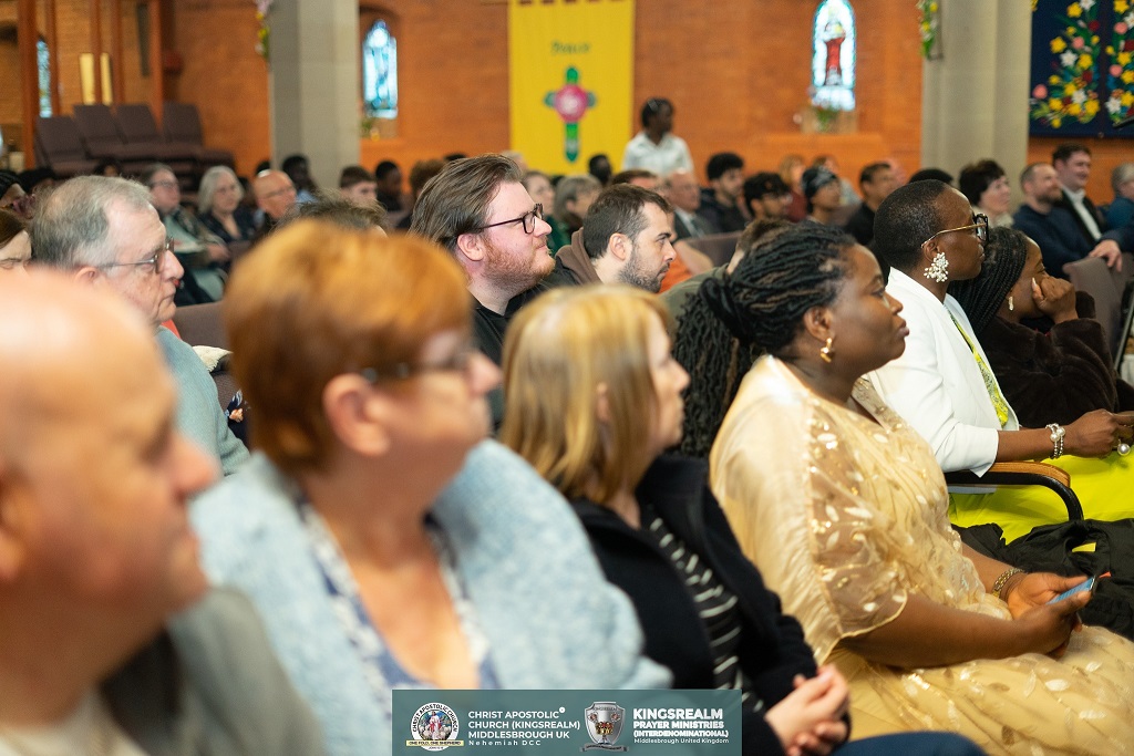 Congregants @ the Middlesbrough Easter Service 2026