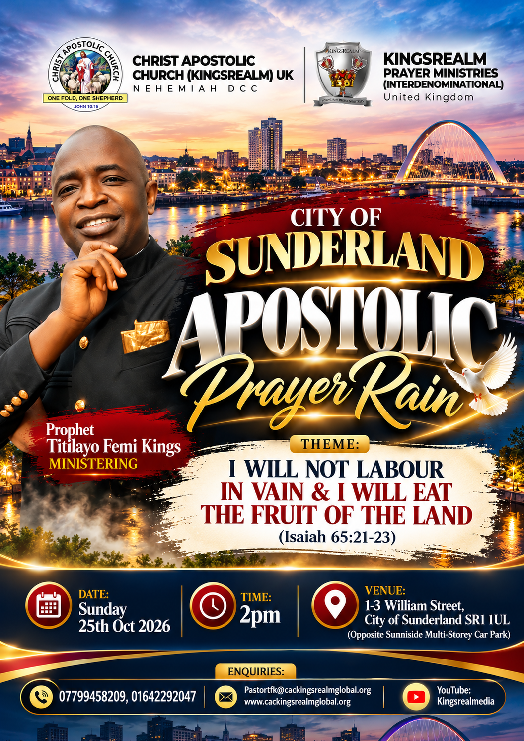 Sunderland Apostolic Prayer Rain